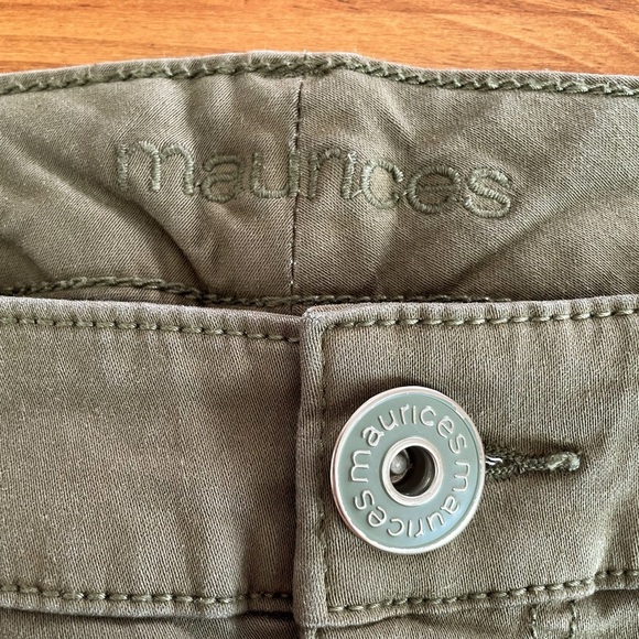 Maurice’s Green High Waisted Jeggings Size 18 Reg (Hemmed to Petite Length) - Picture 6 of 13